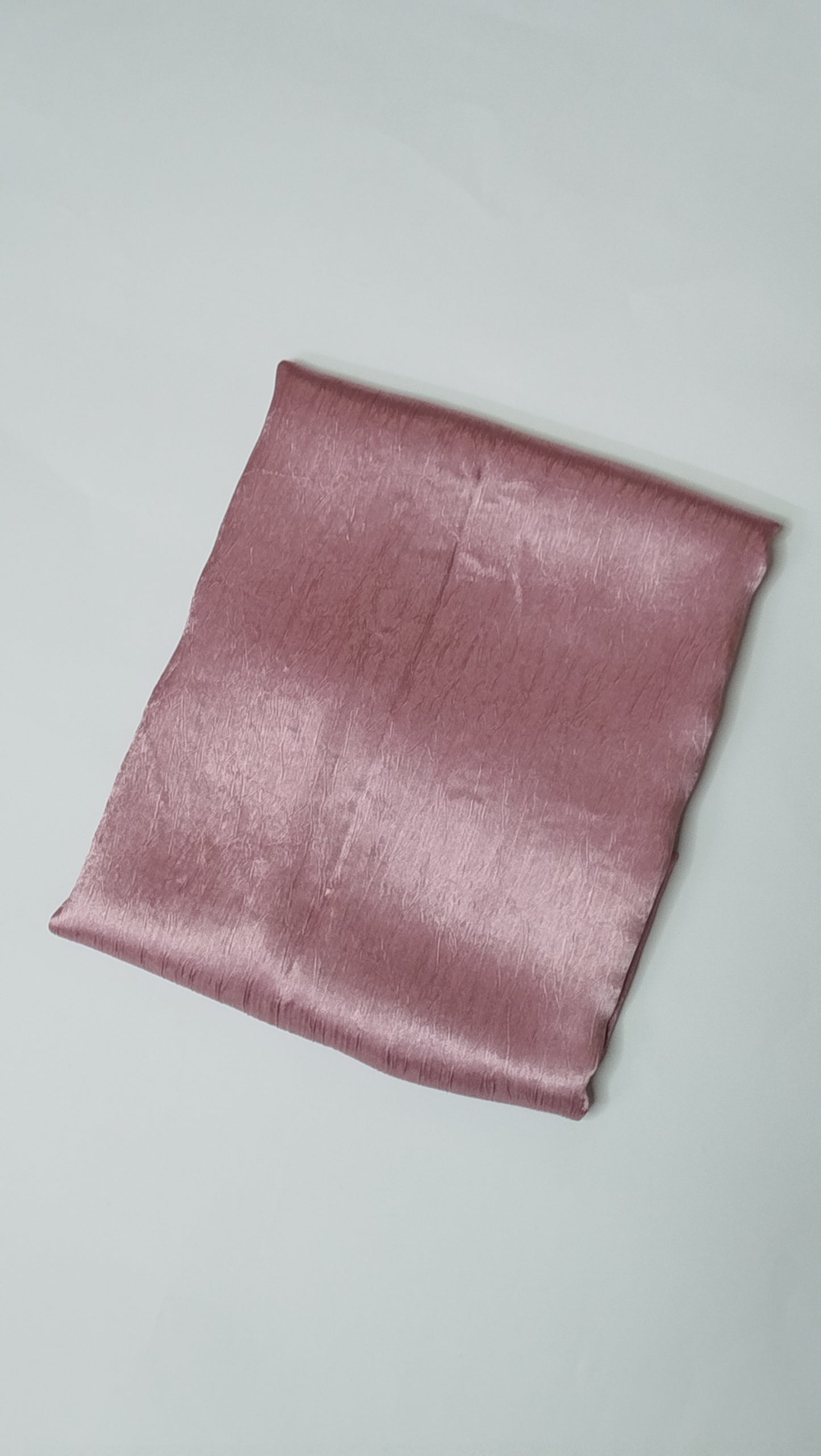 Dusty Pink: Crinkle Silk Hijab