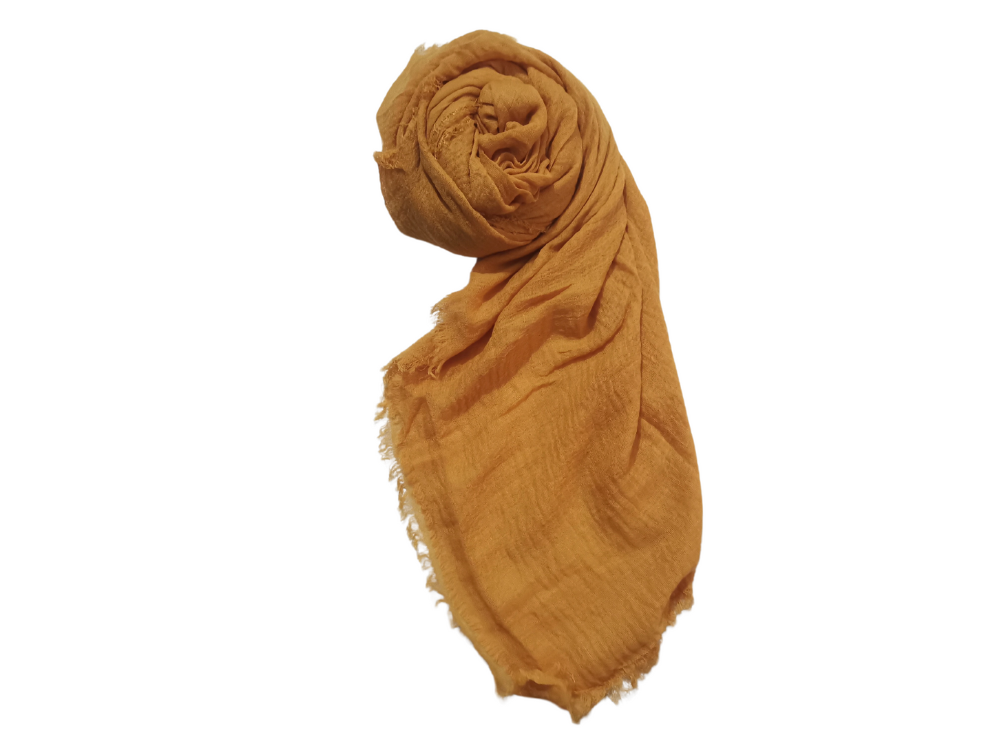 حجاب مجعد - برتقالي فاتح