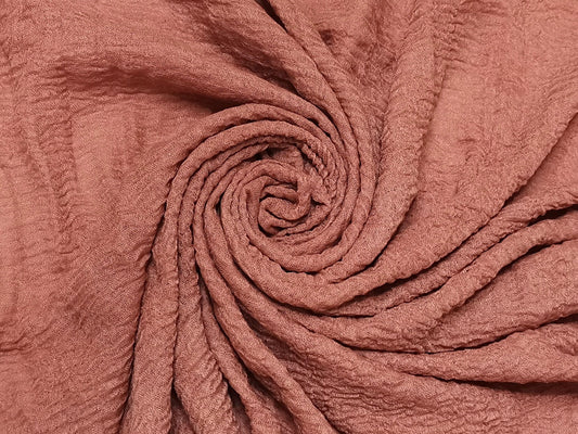 Crimps Hijab - Dusty Coral