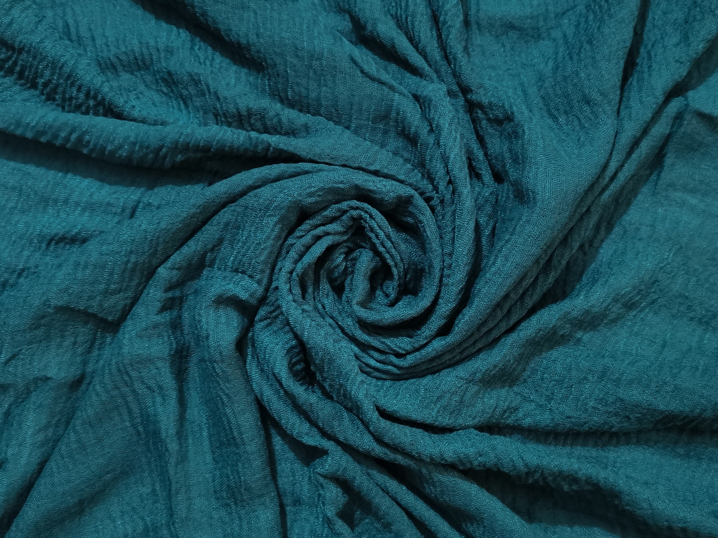 Crimps Hijab - Deep Teal