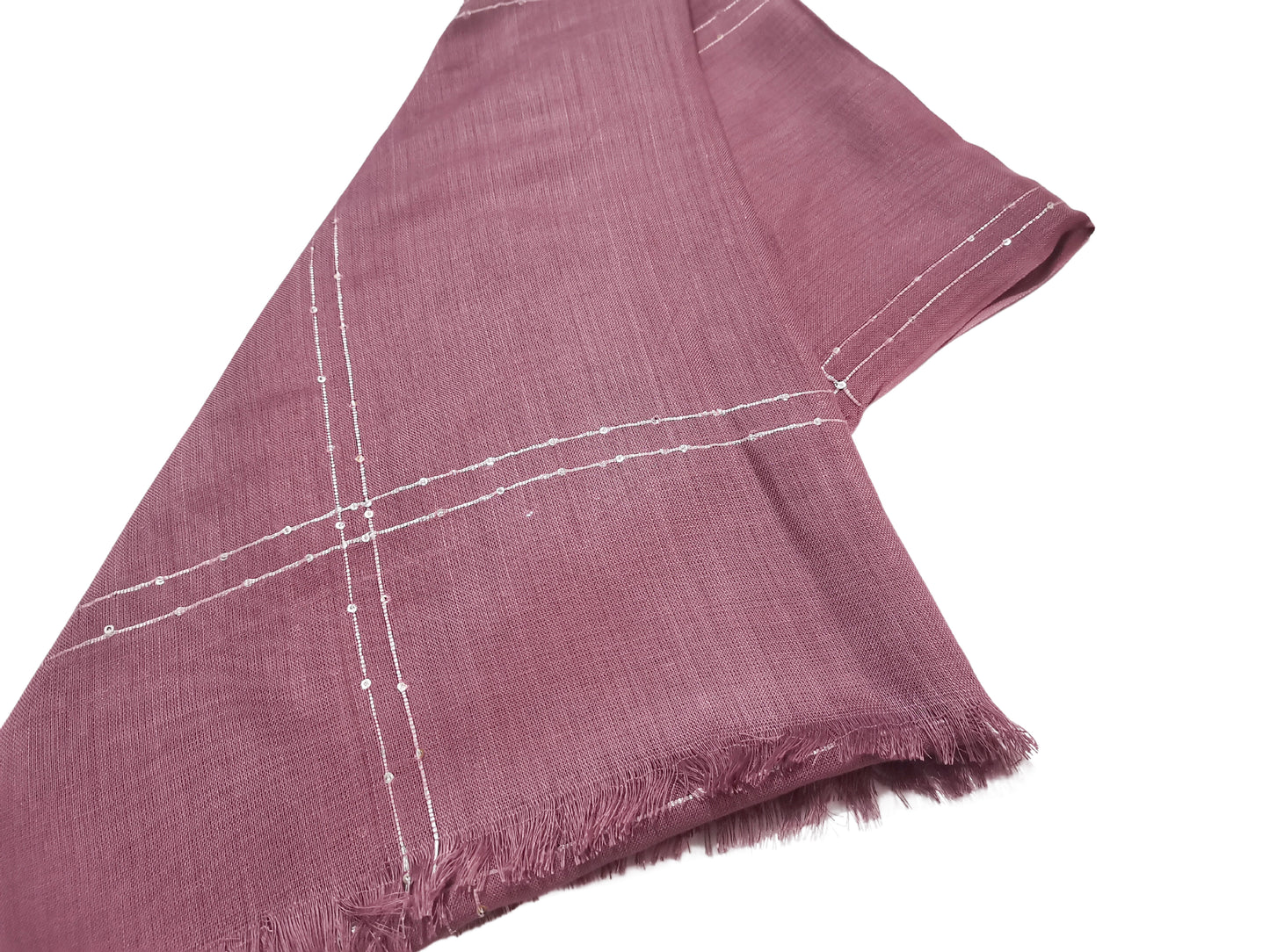 Grid Sequence Hijabs - Mauve