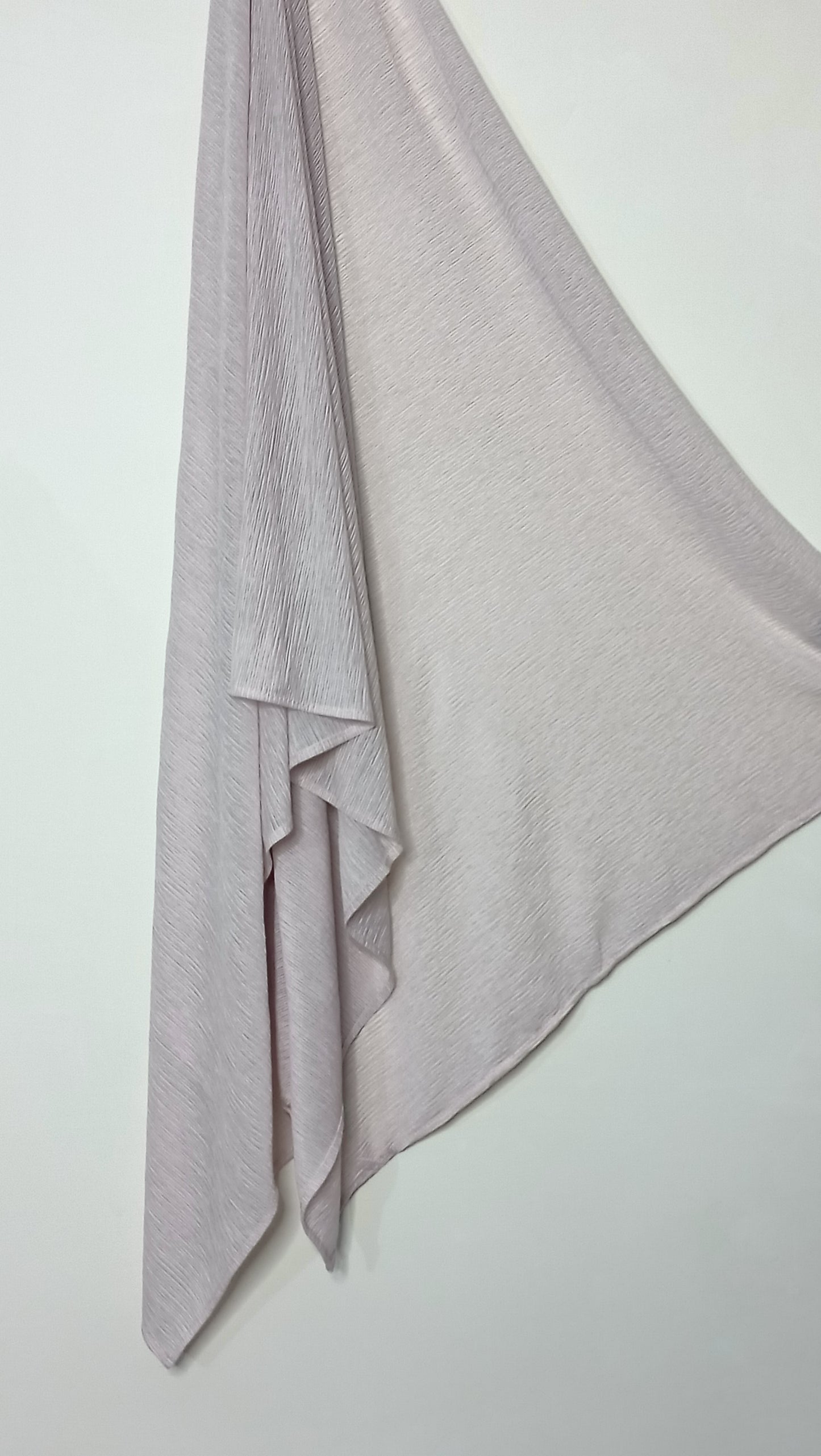 Pleated Jersey Hijabs - Ivory Sand