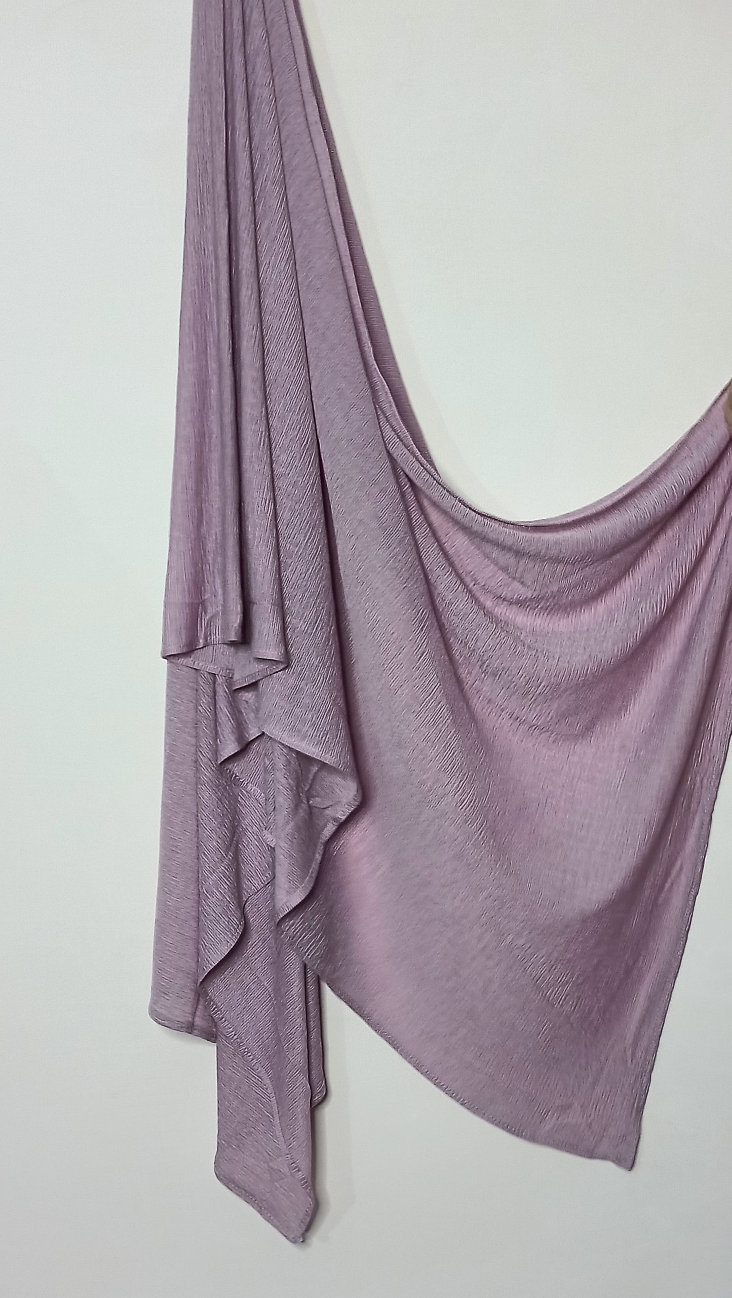 Pleated Jersey Hijabs - Lavender Blush