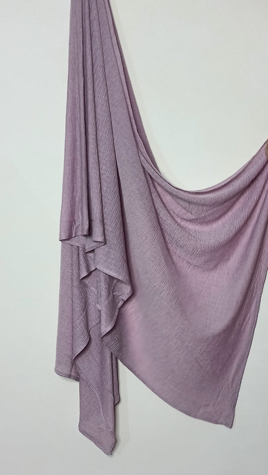 Pleated Jersey Hijabs - Lavender Blush