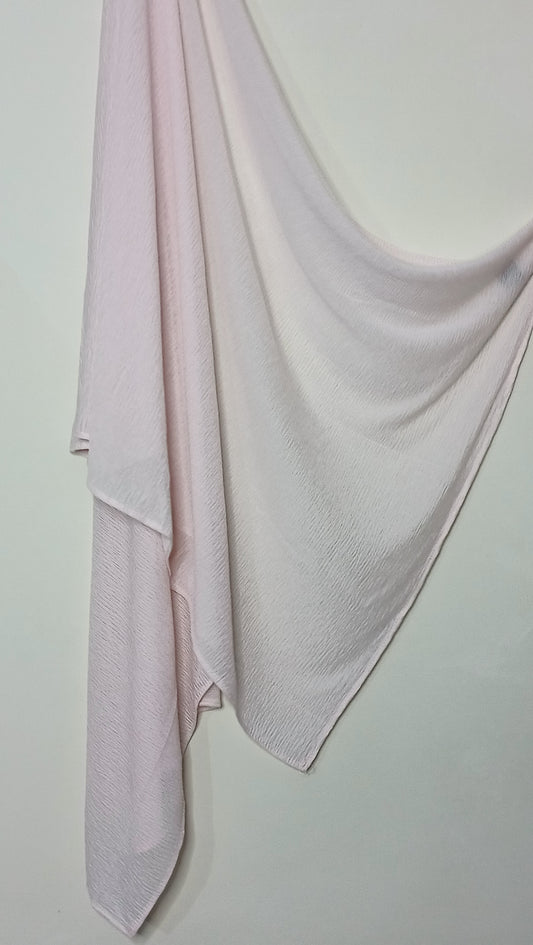 Pleated Jersey Hijabs - Blush Pink