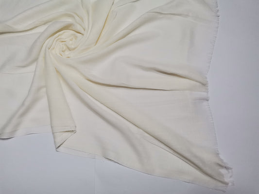 Turkish Lawn Hijab - Pearl White