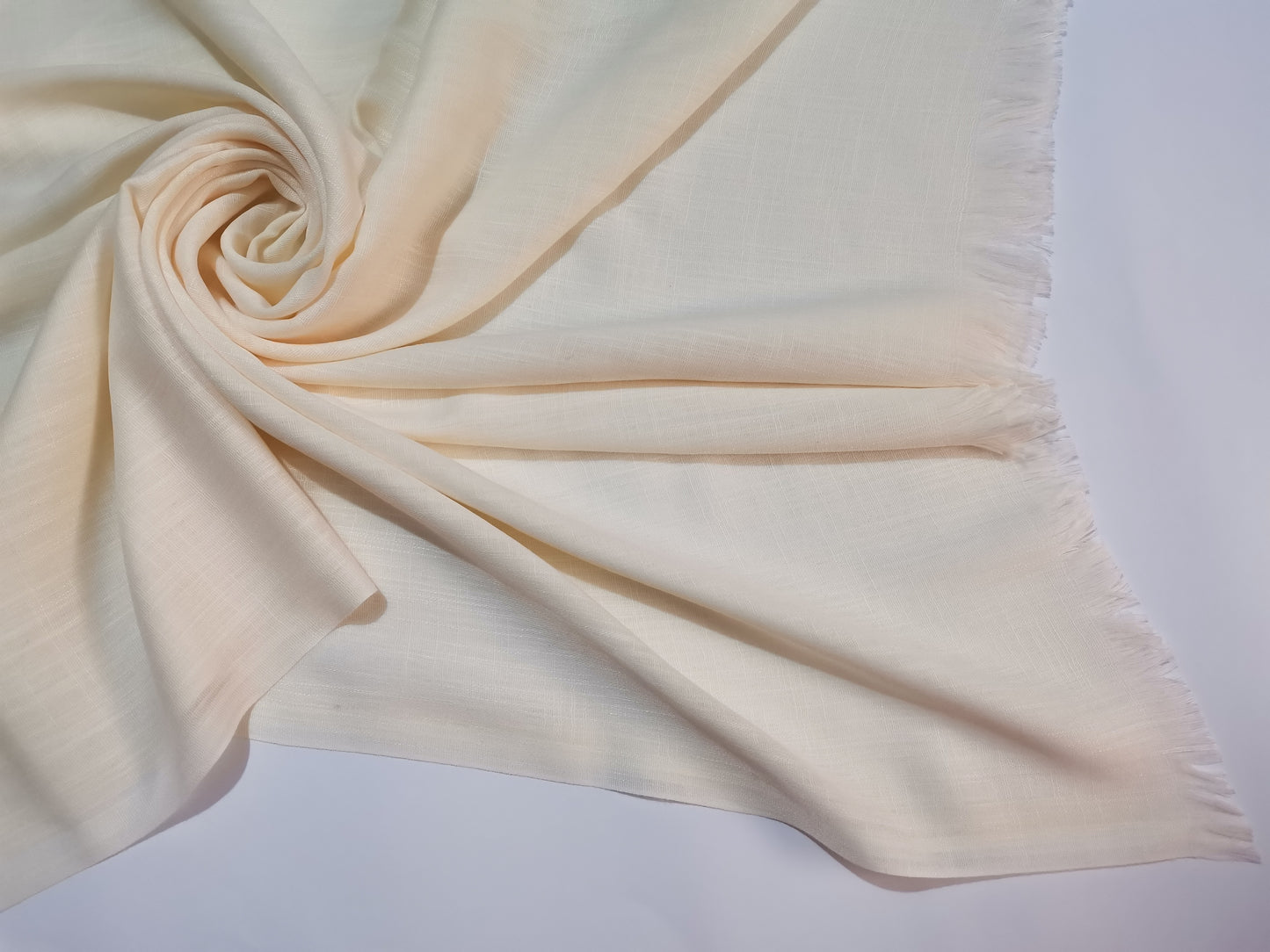 Turkish Lawn Hijab - Ivory Cream