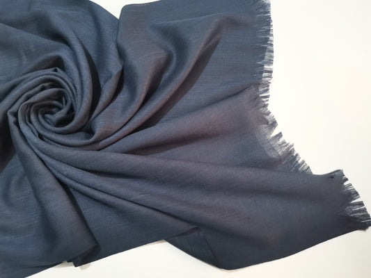 Turkish Lawn Hijab - Navy Blue