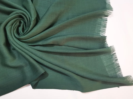 Turkish Lawn Hijab - Forest Green