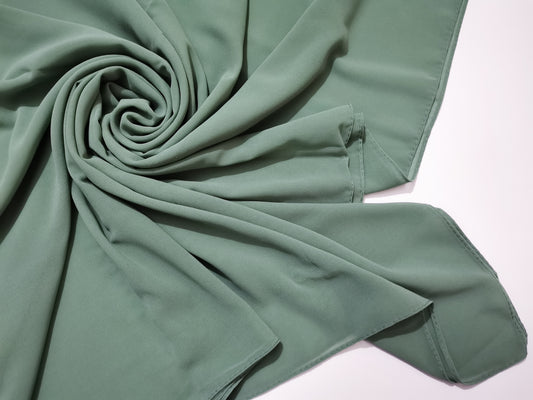 Georgette Hijab - Sage Green