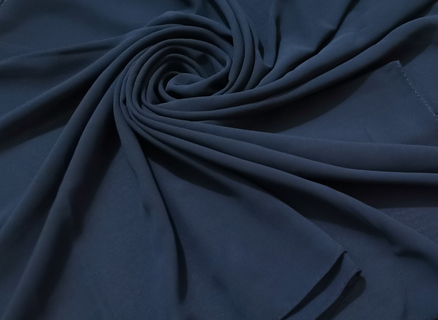 Georgette Hijab - Midnight Blue