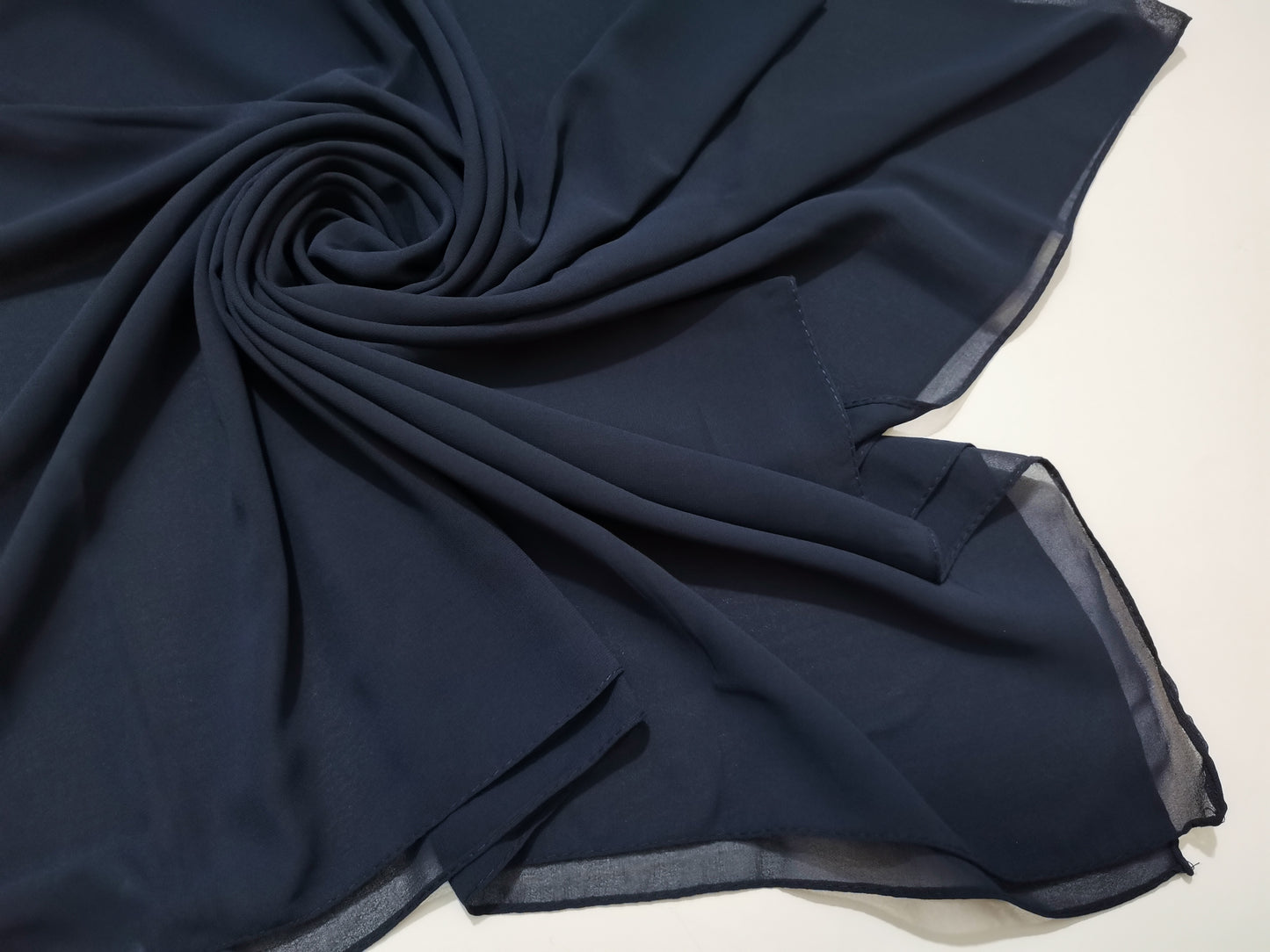 Georgette Hijab - Midnight Blue