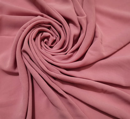 Georgette Hijab - Dusty Rose