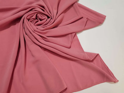 Georgette Hijab - Dusty Rose