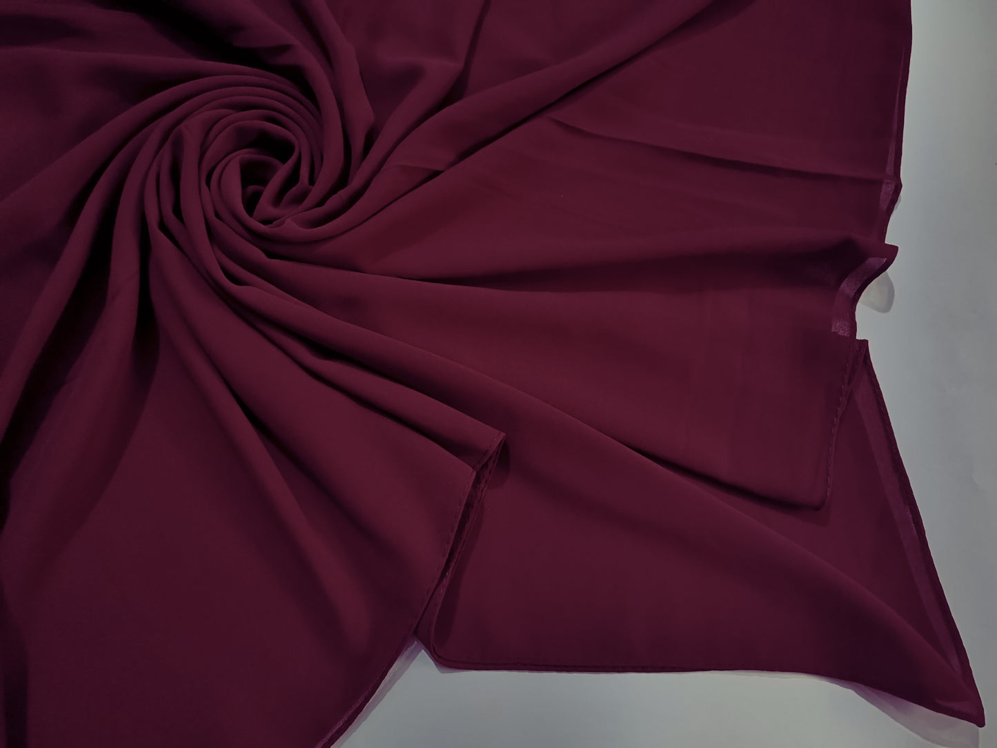 Georgette Hijab - Cherry Wine