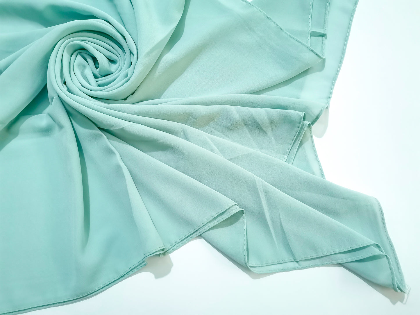 Georgette Hijab - Mint Green