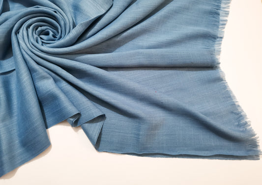 Turkish Lawn Hijab - Denim Blue