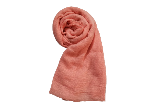 Crimps Hijab - Peachy Pink