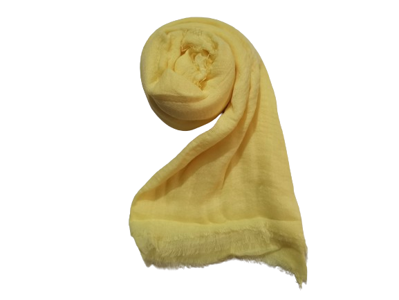 Crimps Hijab - Sunshine Yellow