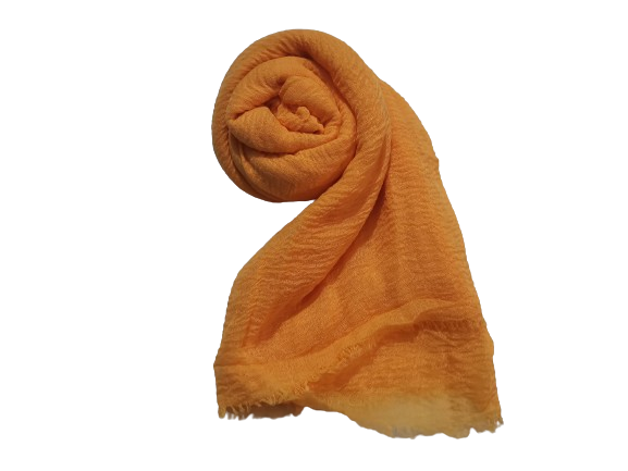 Crimps Hijab - Marigold Yellow