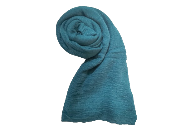 Crimps Hijab - Deep Teal