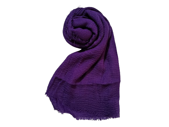 Crimps Hijab - Purple