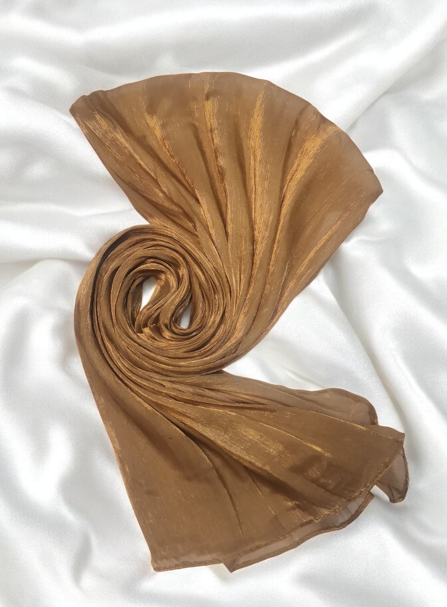 Organza Hijab - Golden Amber