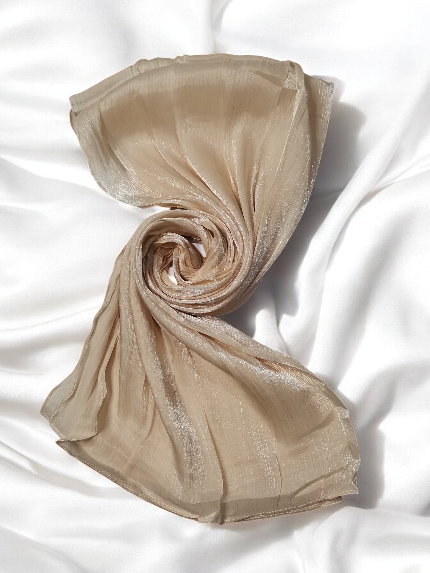 Organza Hijab - Cocoa Brown