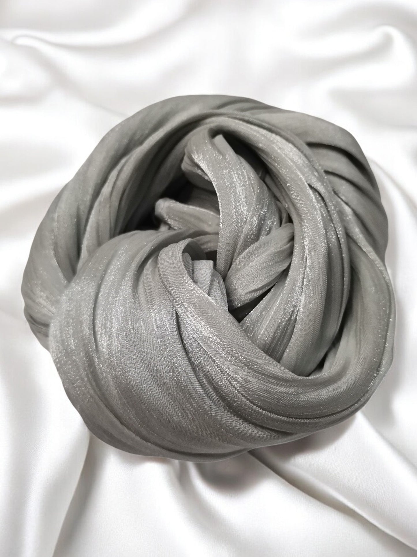 Organza Hijab - Silver Dust