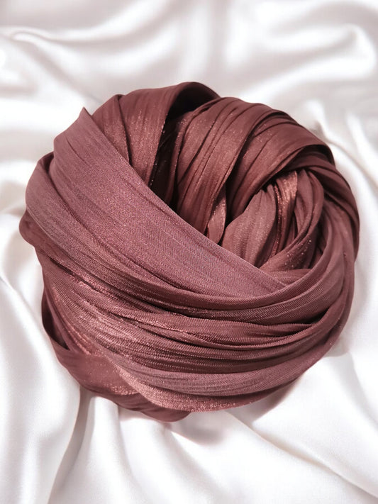 Organza Hijab - Blush Mauve