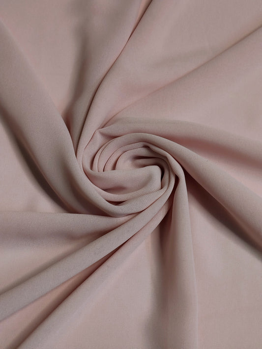 Georgette Hijab - Blush Cream