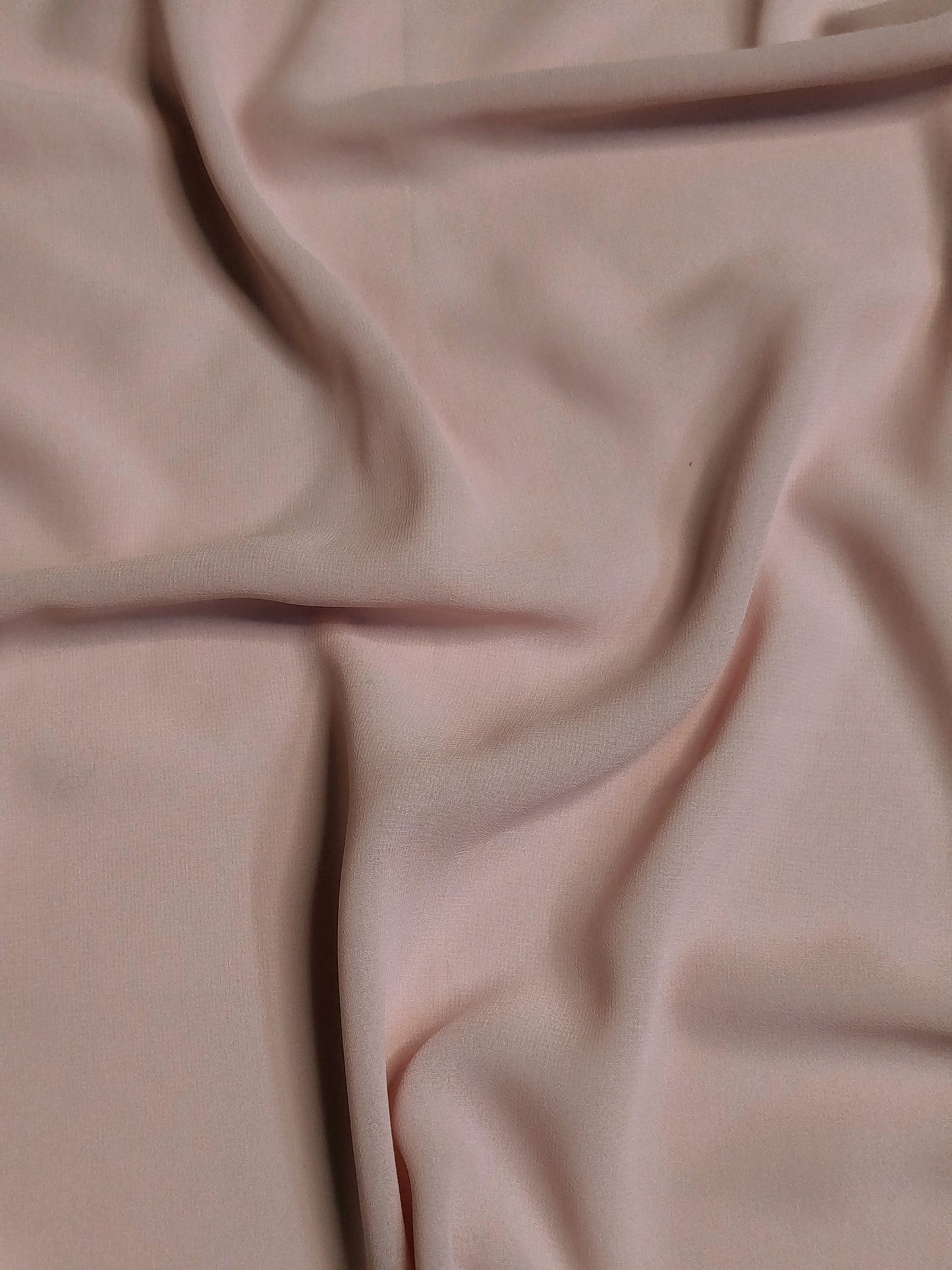 Georgette Hijab - Blush Cream