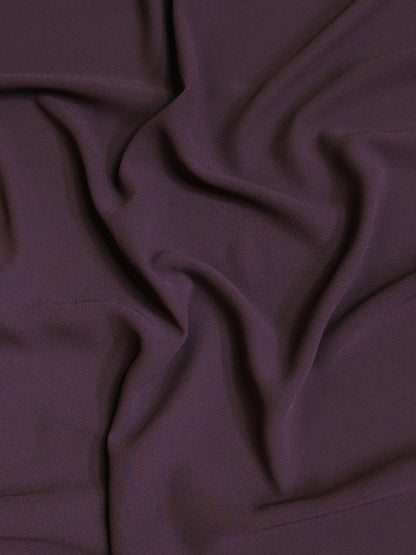 Georgette Hijab - Plum Velvet