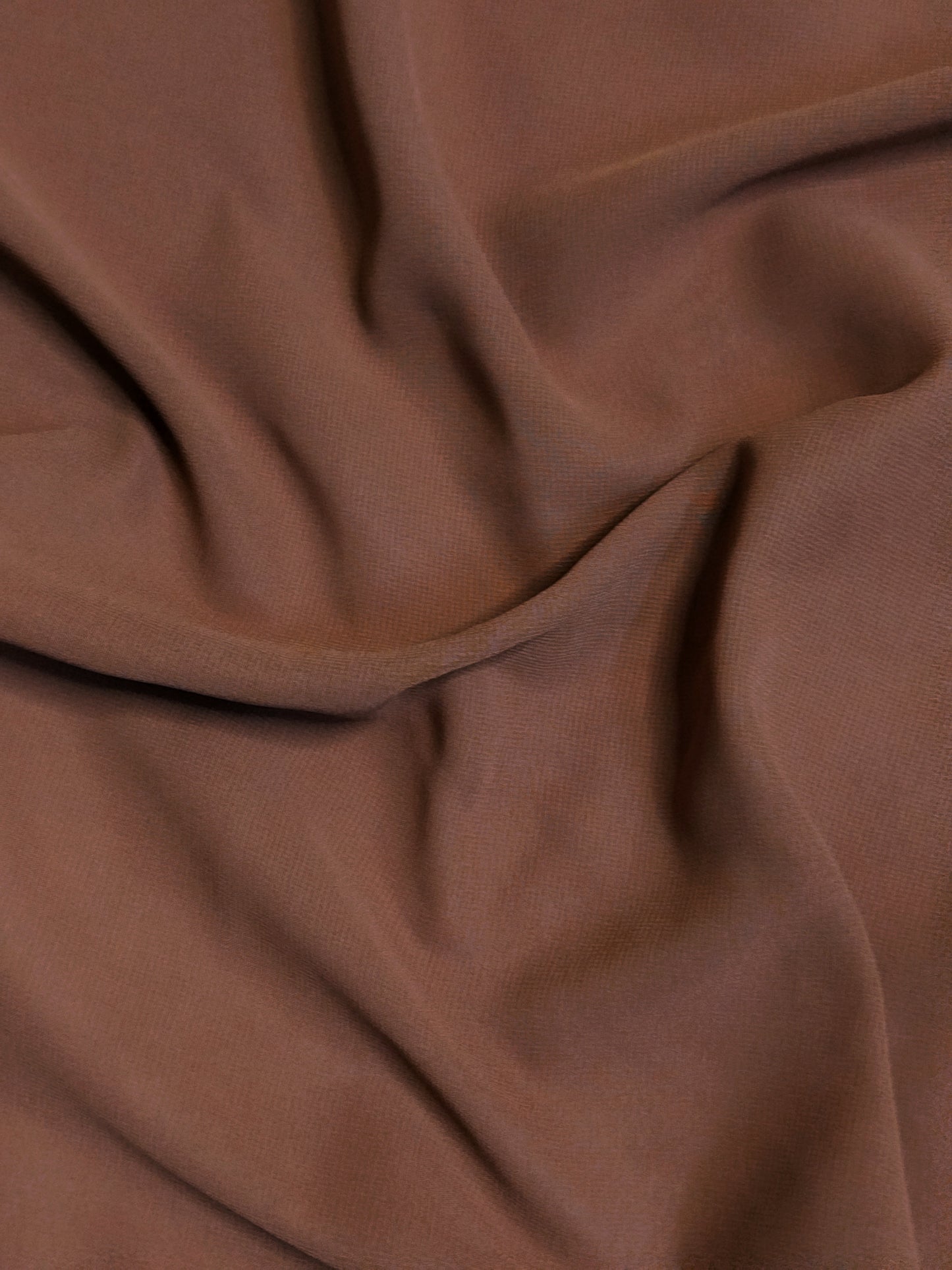 Georgette Hijab - Mocha Brown