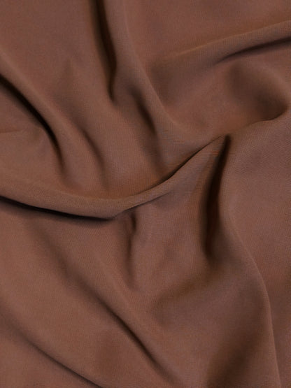 Georgette Hijab - Mocha Brown