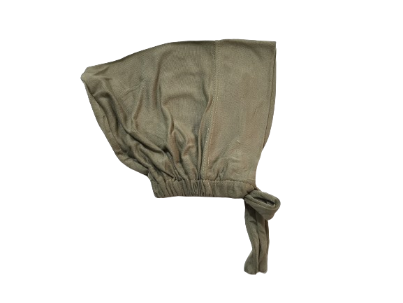 Olive Green Underscarve Cap With Tie Back Closure