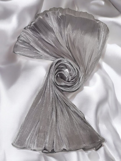 Organza Hijab - Lavender Grey