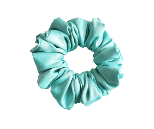 Light Blue Small - Silk Scrunchie