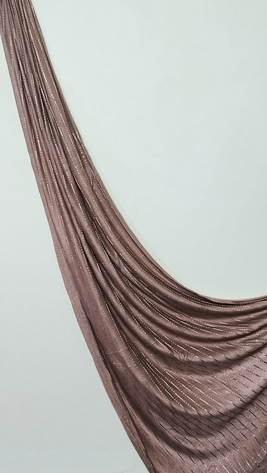 Textured Jersey Hijab - Cocoa Brown