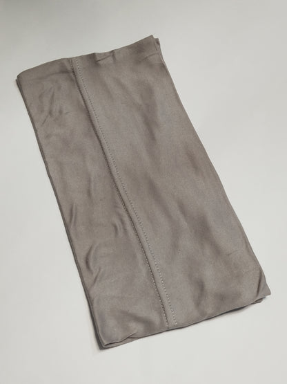 Ash Grey: Jersey Hijab With Matching Cap