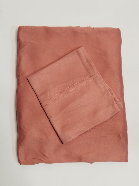 Peach Rose: Jersey Hijab With Matching Cap