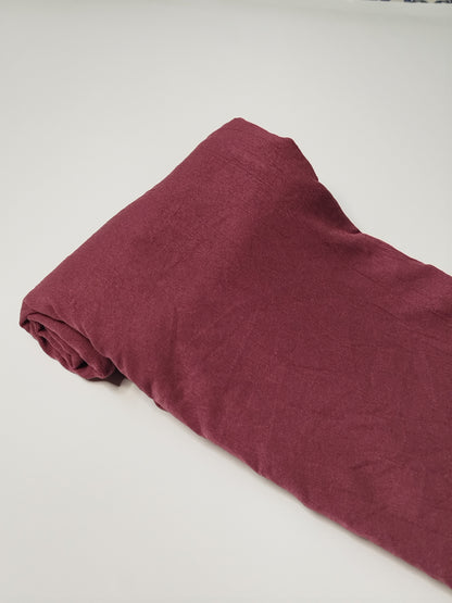 Textured Cotton Hijab: Plum Wine