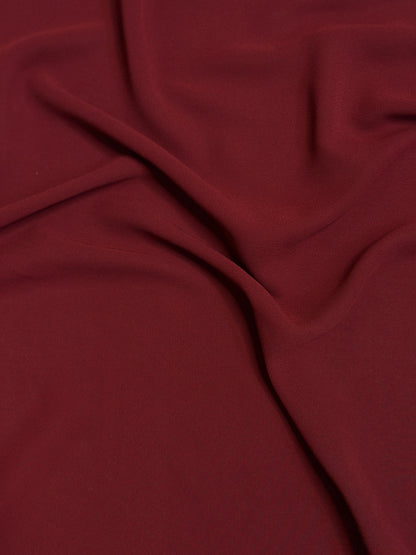 Georgette Hijab - Crimson Red