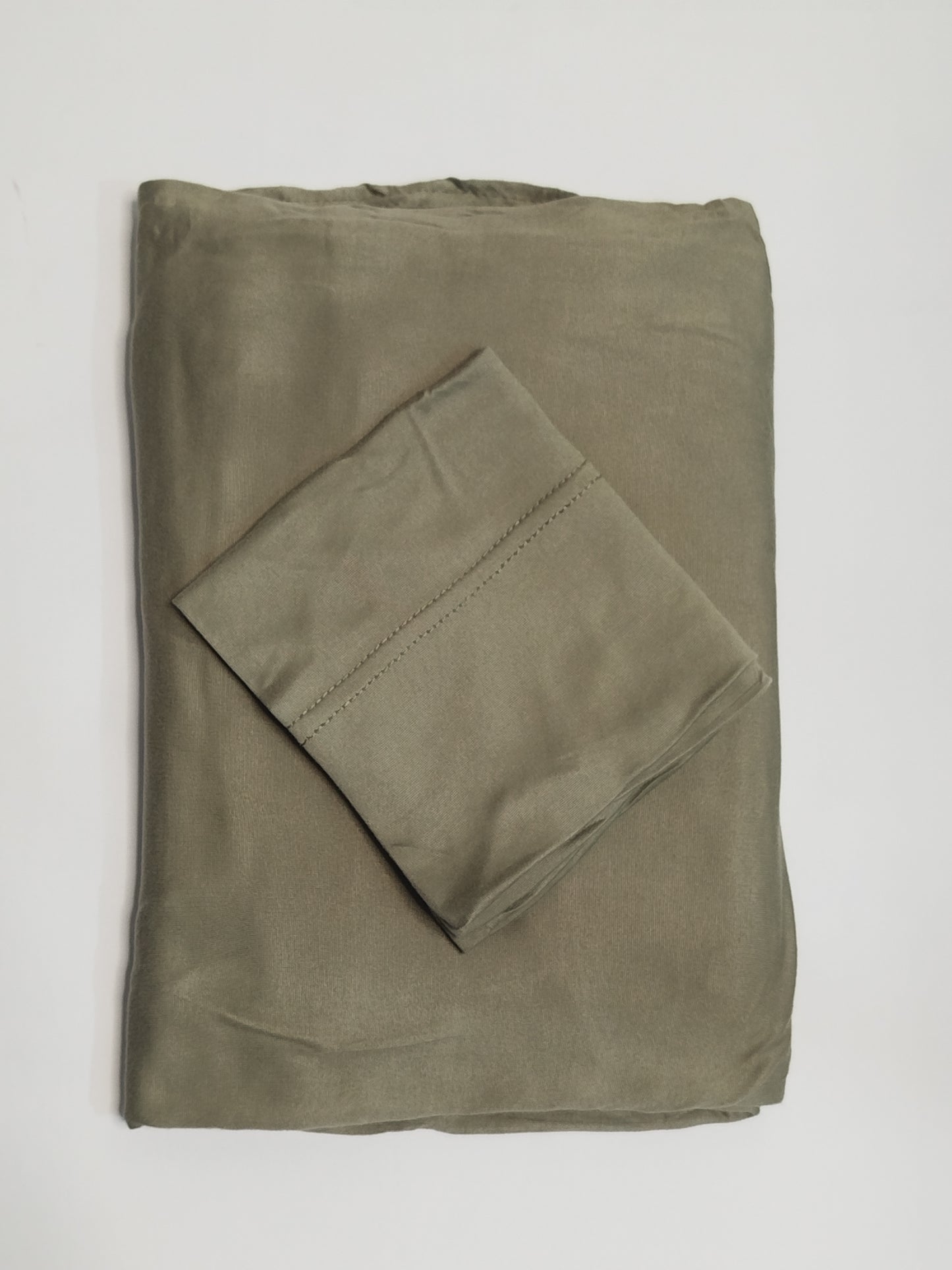 Sage Green: Jersey Hijab With Matching Cap