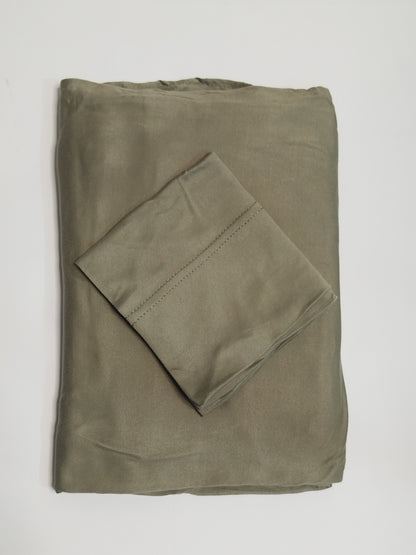 Sage Green: Jersey Hijab With Matching Cap