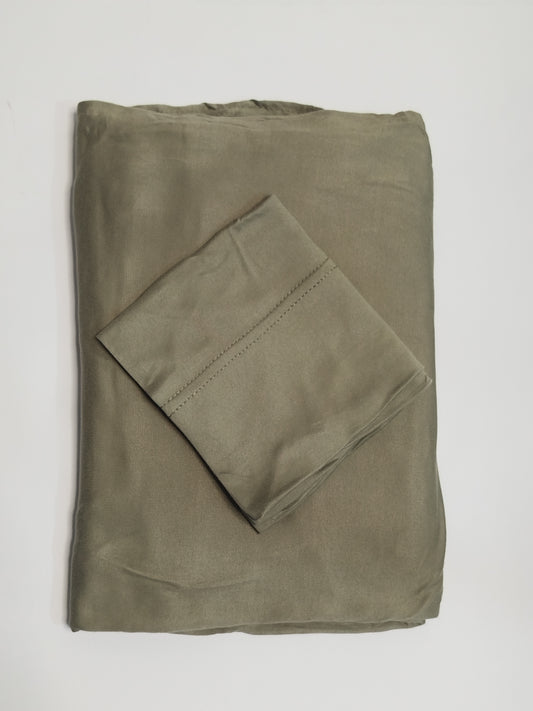 Sage Green: Jersey Hijab With Matching Cap