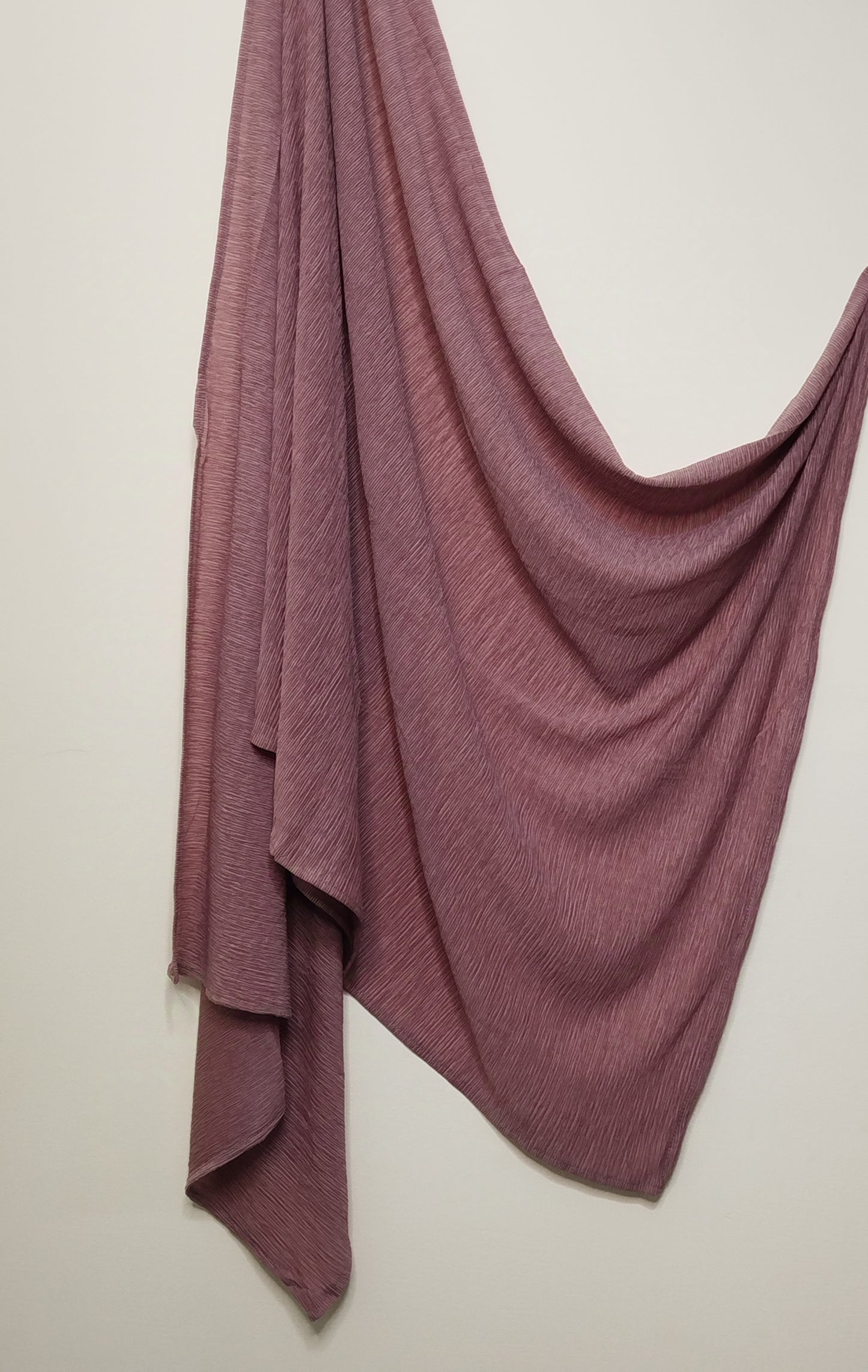 Pleated Jersey Hijabs - Antique Rose