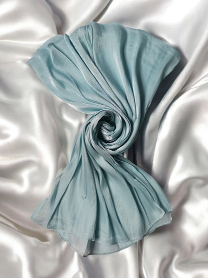 Organza Hijab - Sage Breeze