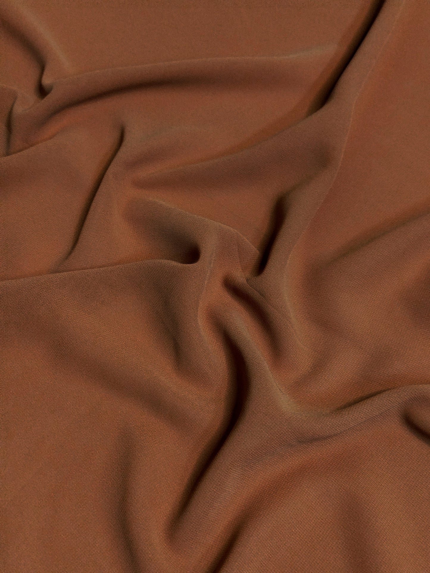 Georgette Hijab - Rusty Brown