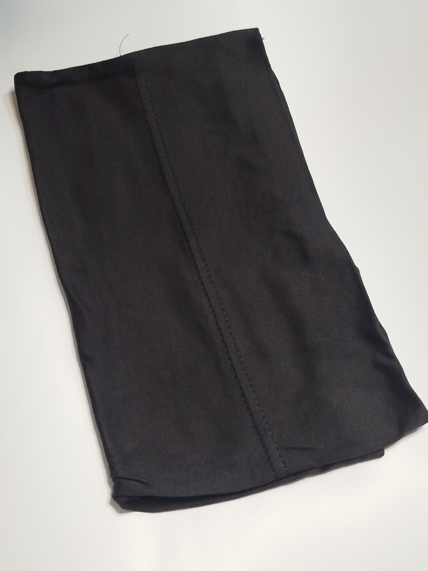 Midnight Black: Jersey Hijab With Matching Cap